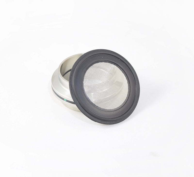 ARTESIAN SYSTEMS 20 Micron VITON/FKM Tri Clamp Screen Filter Gasket 316L (20Uf Micron/625Mesh) Stainless Steel Pharmaceutical Grade Filter Mesh. VITON With & FDA Certification (1.5") - Image 2